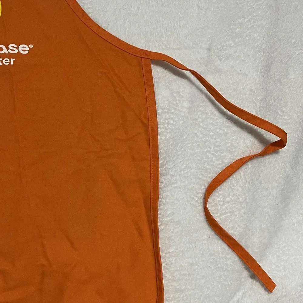 TIDE Laundry Cooking Apron Bright Orange Stain Release In-Wash Booster Costume